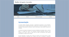 Desktop Screenshot of batalhaadvogados.com.br